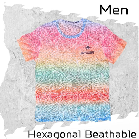 【Men】Hexagonal Breathable T-Shirt