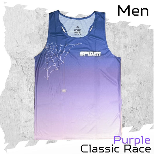 【Men】Classic Race Singlet  - Purple