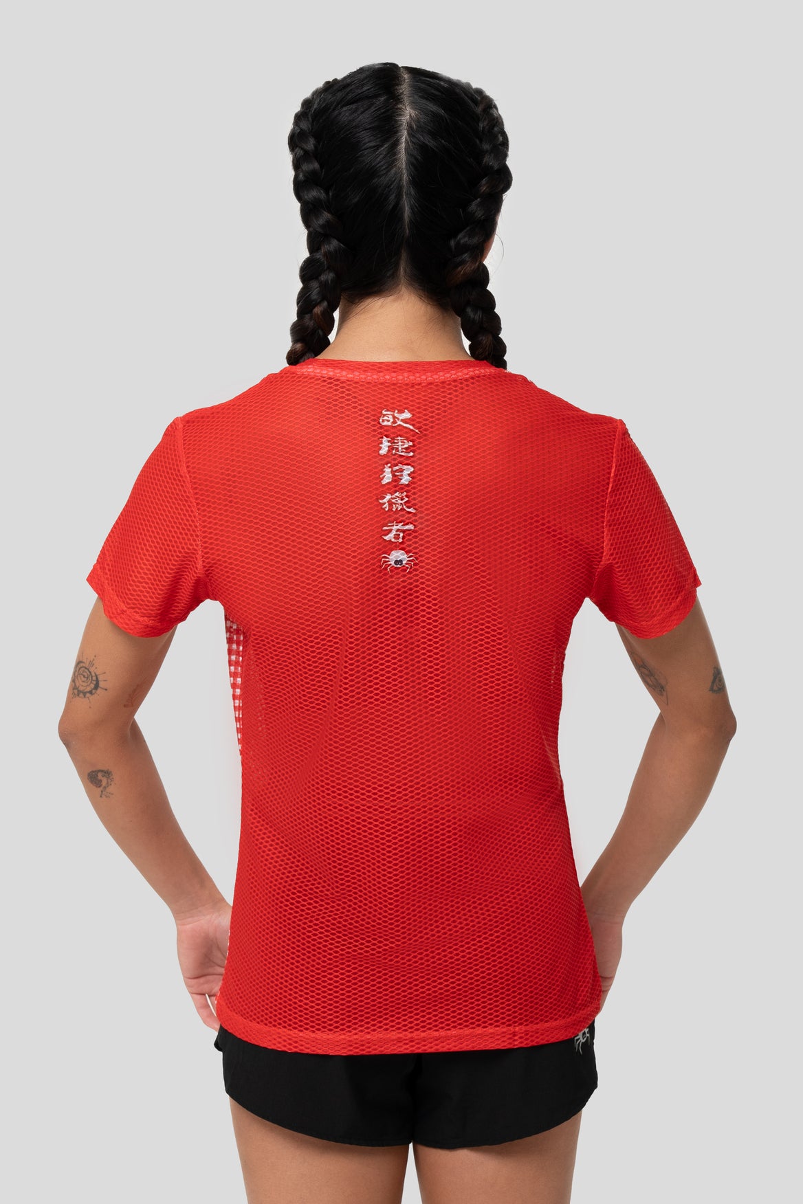 【男裝】六角形透氣 T-Shirt - 焰赤之龍