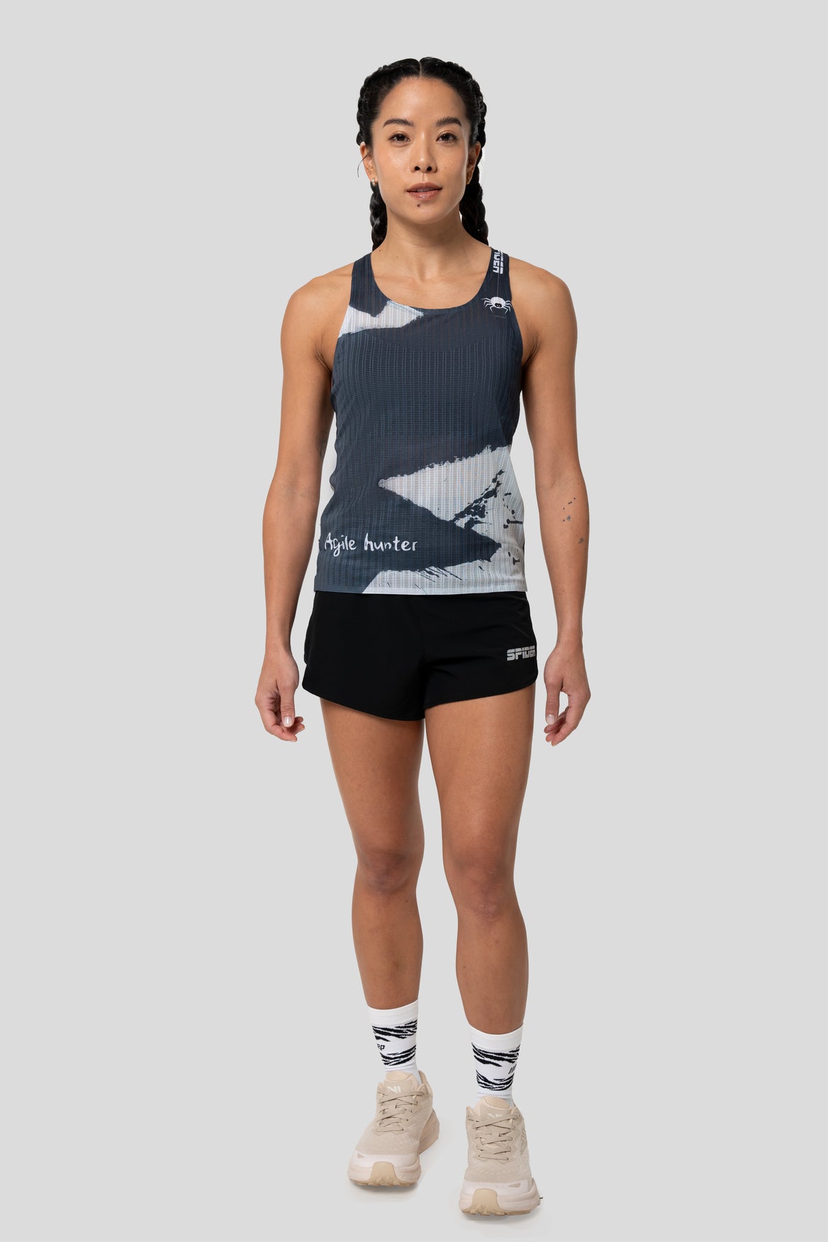 【Unisex】"Feel Nothing" - Seamless Singlet - Ink Painting