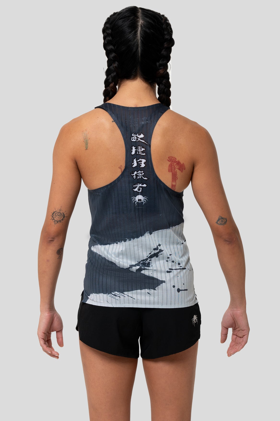 【Unisex】"Feel Nothing" - Seamless Singlet - Ink Painting