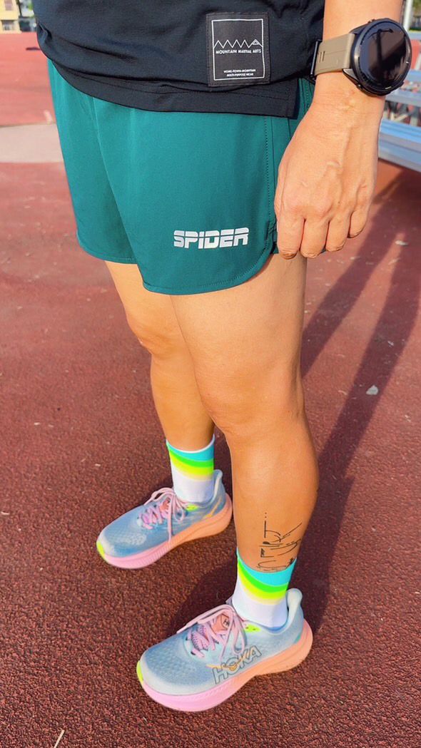 【Women】2 in 1 Multiple Functional Running Shorts - Noble Green