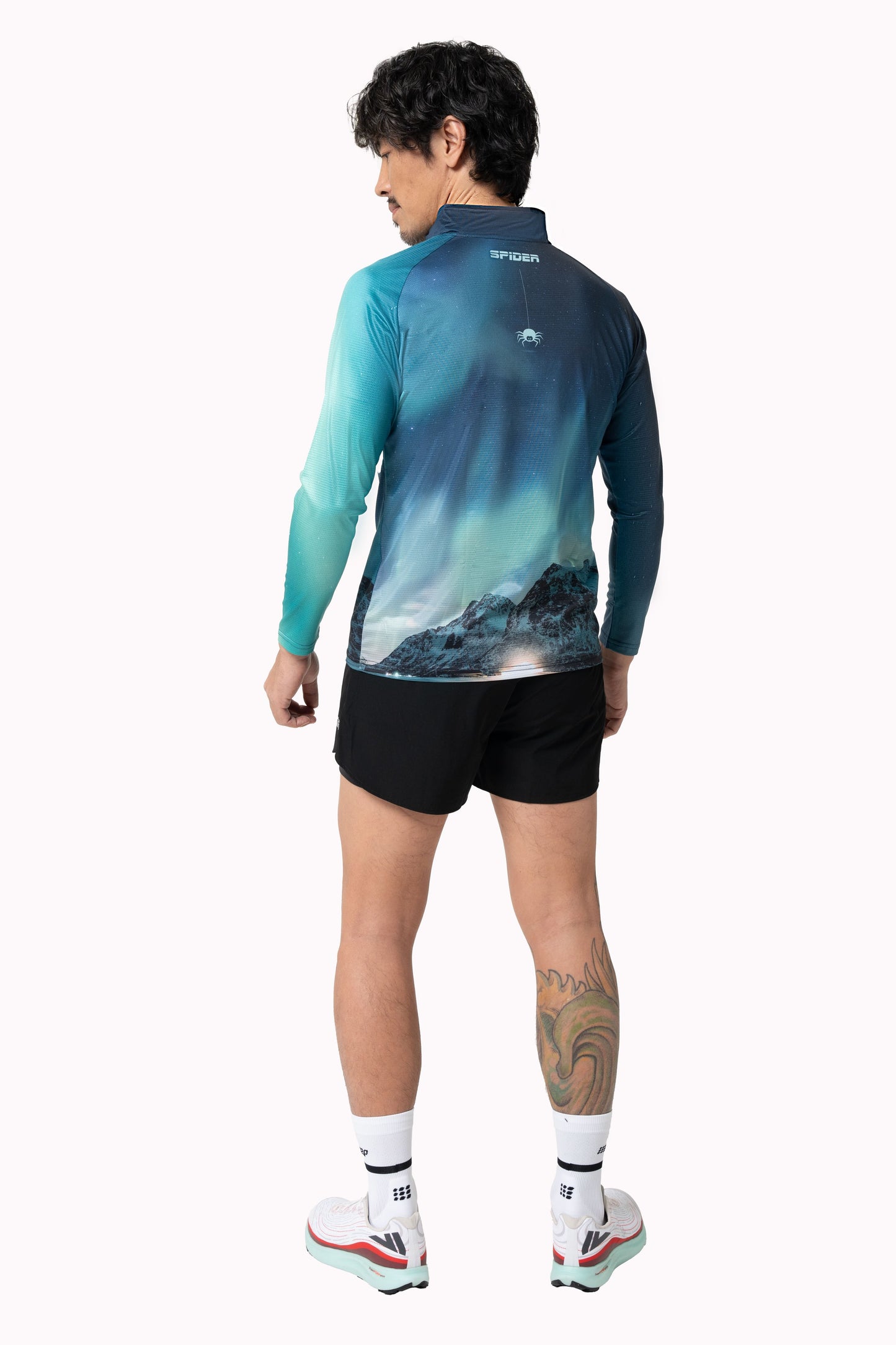 【Women】 Zippered Long-sleeve Sports Shirt