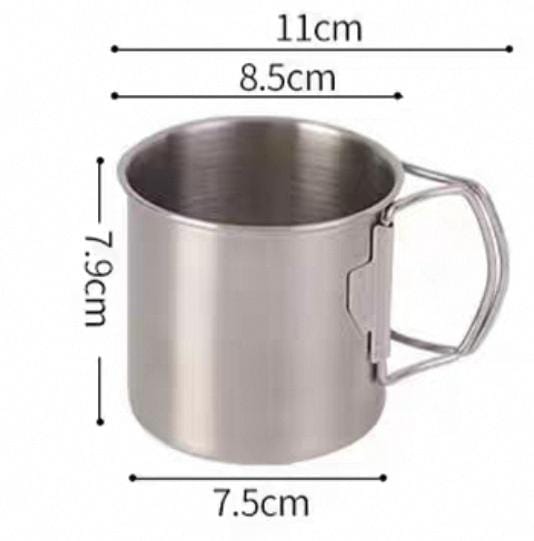 【Purchase Over $300 - $25 Add On】Foldable Spoon + Camping Cup (Cannot be used in conjunction with other add-on offers.)