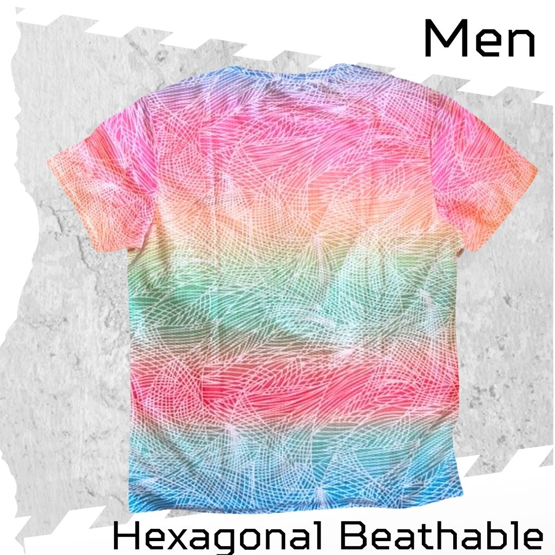 【Men】Hexagonal Breathable T-Shirt