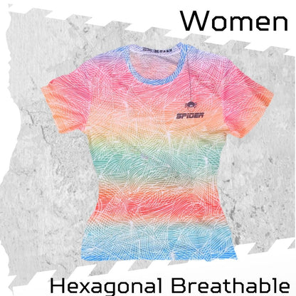 【Women】Hexagonal Breathable T-Shirt