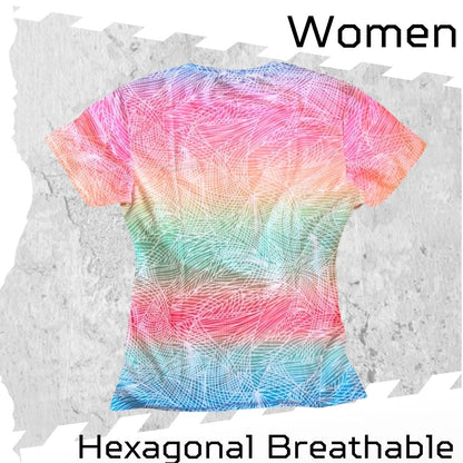 【Women】Hexagonal Breathable T-Shirt