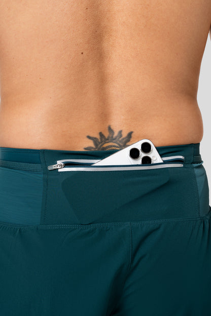 【Women】2 in 1 Multiple Functional Running Shorts - Noble Green