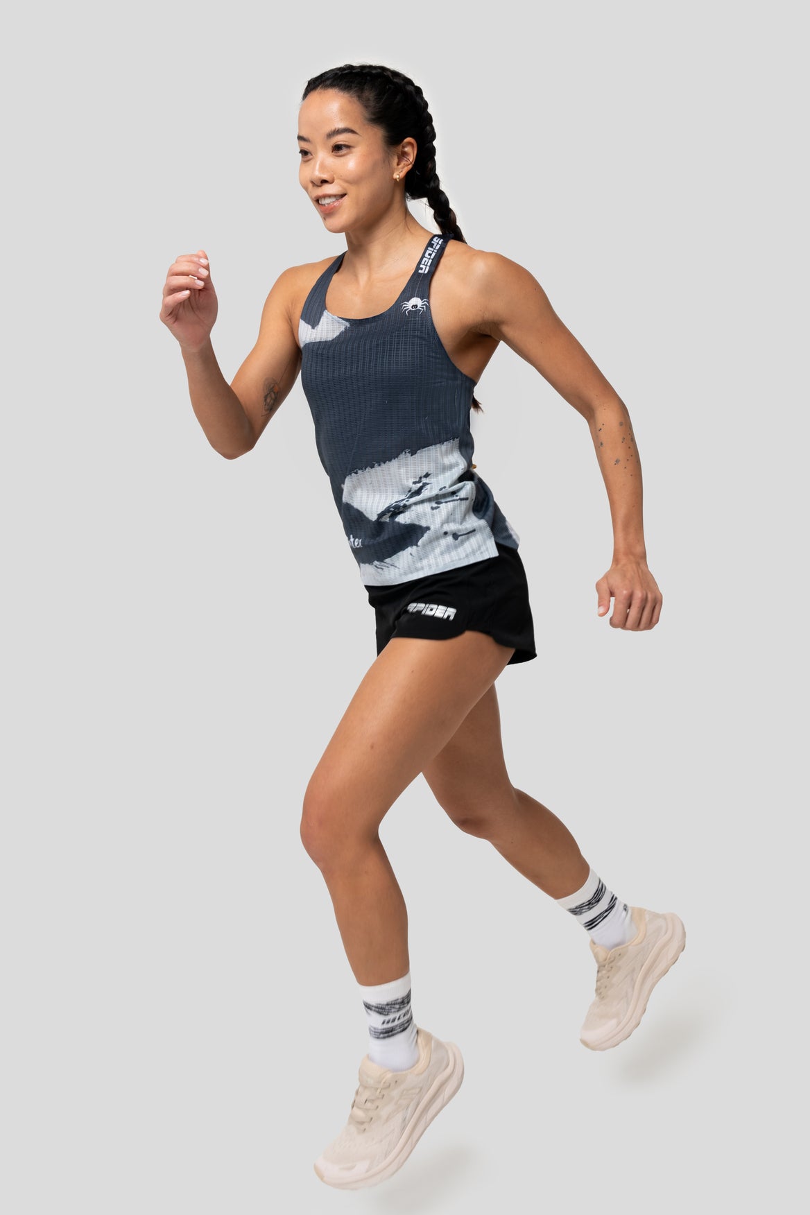 【Unisex】"Feel Nothing" - Seamless Singlet - Ink Painting