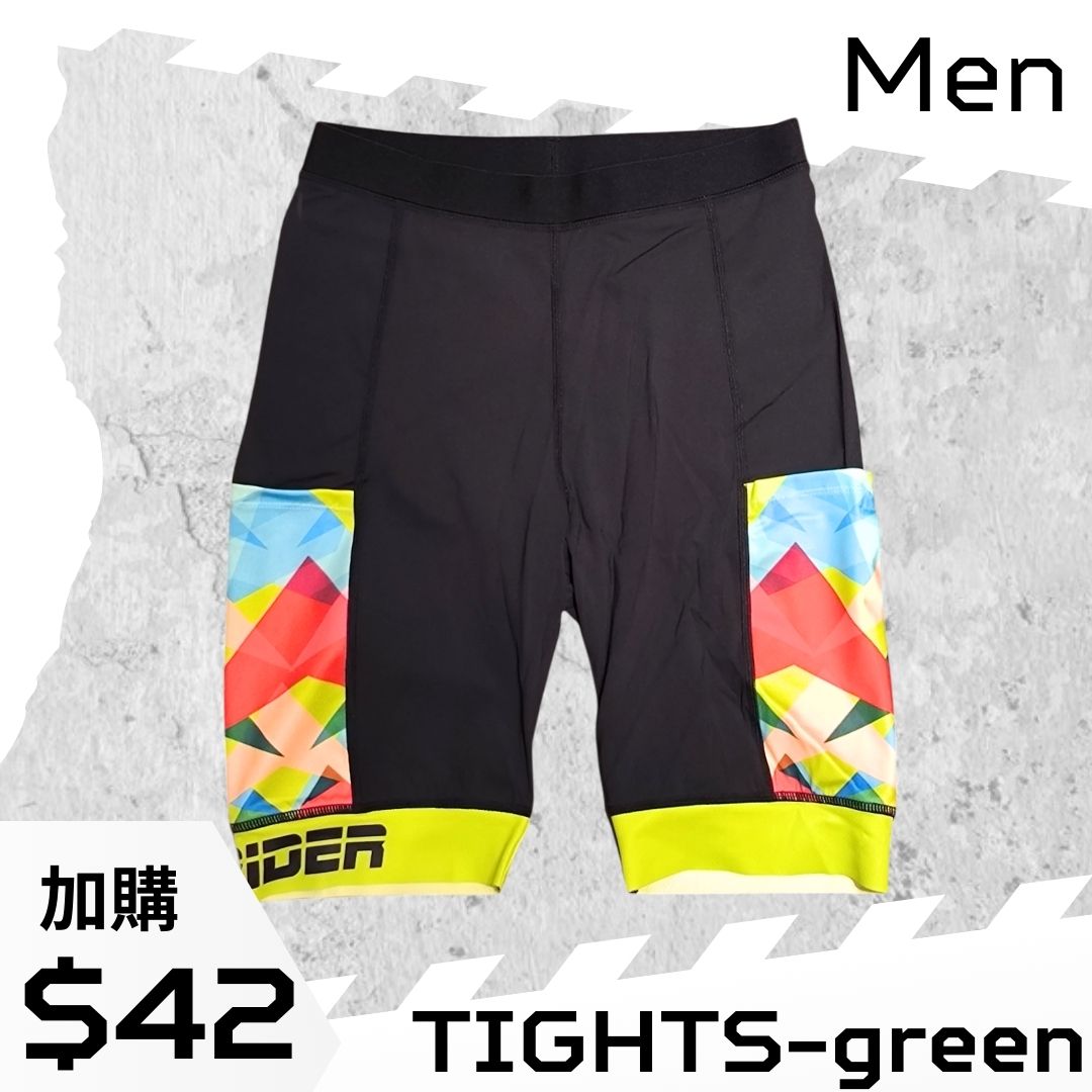 【Purchase Over $300 Add-On】【Men】TIGHTS-green