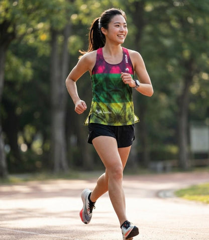 【Women】"Feel Nothing" - Seamless Singlet - Prey Light