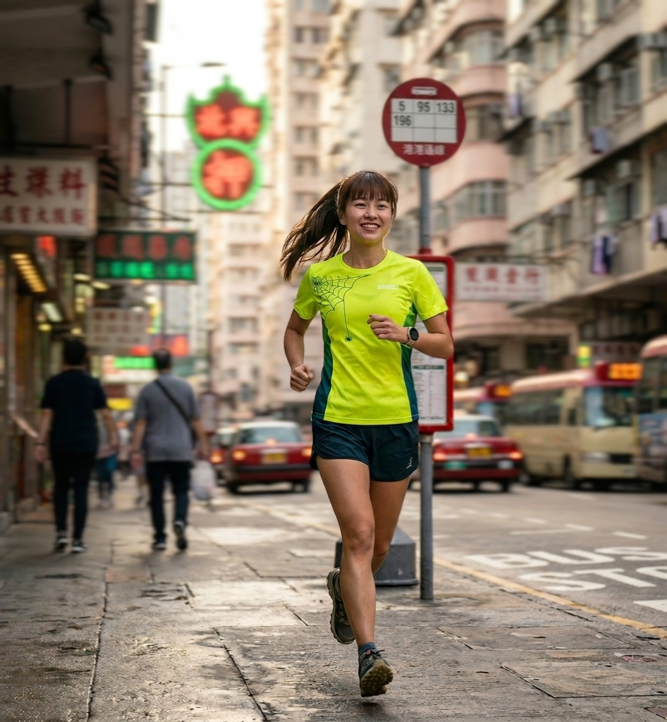 【Women】 Race T-Shirt - Electric Lime